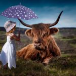 baby with animal